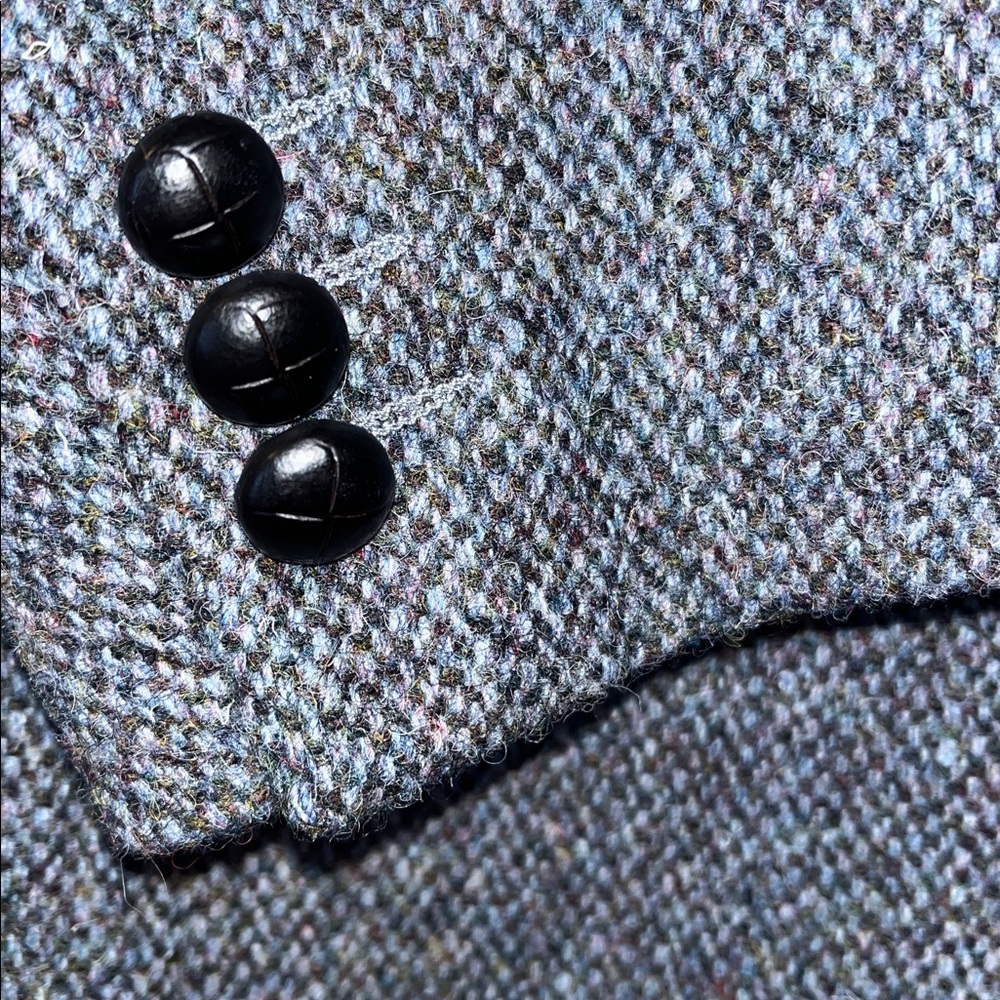 Harris Tweed Men's Gray/navy/other color specs Sport Coat - Picture 3 of 5
